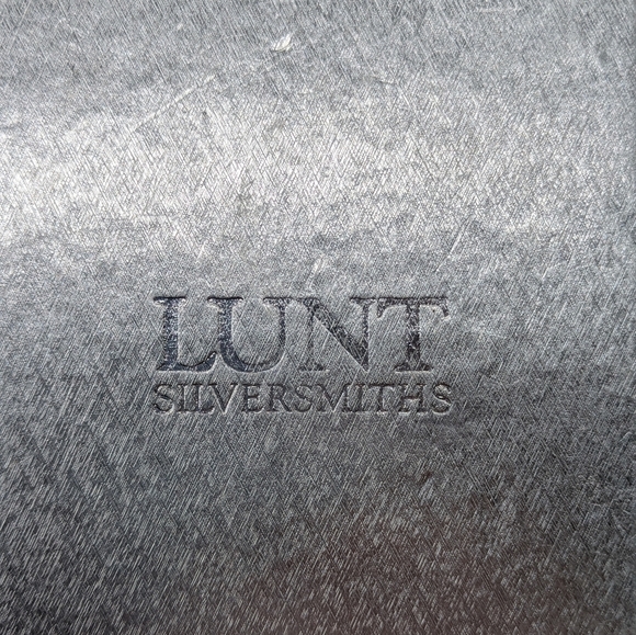 Vintage Lunt Silver Gold Tone Santa Bear Holiday Christmas Ornament - Picture 7 of 8